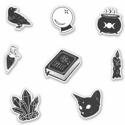 ウィッチクラフトパターンI シール (正面)