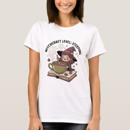 ウィッチクラフトレベル:スティープ – Cozy Tea Witch Tシャツ
