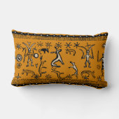 ウィッチクラフト儀式デザインルンバー装飾用クッション ランバークッション (裏面)