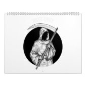 ウィッチクラフト暗いゴシックブラッククラフト死の死神。 カレンダー (カバー)