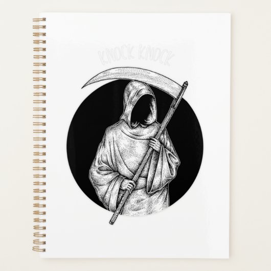 ウィッチクラフト暗いゴシックブラッククラフト死の死神。 プランナー手帳 (正面)