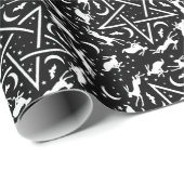 ウィッチクラフト異教のゴシックHares Pentagrams and Moons ラッピングペーパー (ロールコーナー)