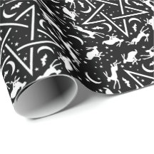 ウィッチクラフト異教のゴシックHares Pentagrams and Moons