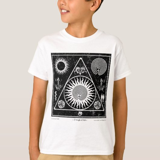 ウィッチクラフト:アートの三角形#4 Tシャツ (正面)