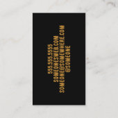 ウィッチクリスタルムーン&スタータトゥービジネスカード 名刺 (裏面)