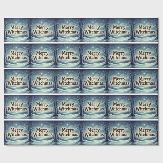 ウィッチクリスマス ラッピングペーパー (フラット)