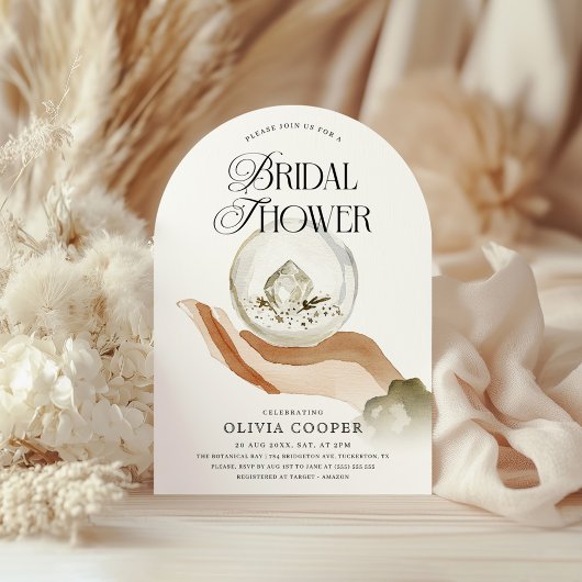 ウィッチコア ミスティカル クリスタル & スターズ ブライダルシャワー 招待状