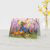 ウィッチコマプニオングリーティングカード カード (黄色い花)