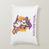 ウィッチコーン – おもしろいかわいい アクセントクッション (裏面(縦))