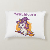 ウィッチコーン – おもしろいかわいい アクセントクッション (裏面)