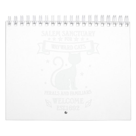 ウィッチサレム保護区Wayward Black Cats 1692. カレンダー (カバー)