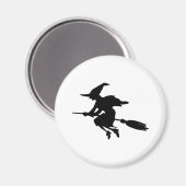 ウィッチシルエット マグネット (正面/裏面)