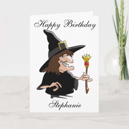 ウィッチジャスト追加名誕生日 カード (正面)