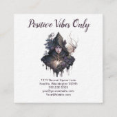 ウィッチスクエアビジネスカード スクエア名刺 (裏面)