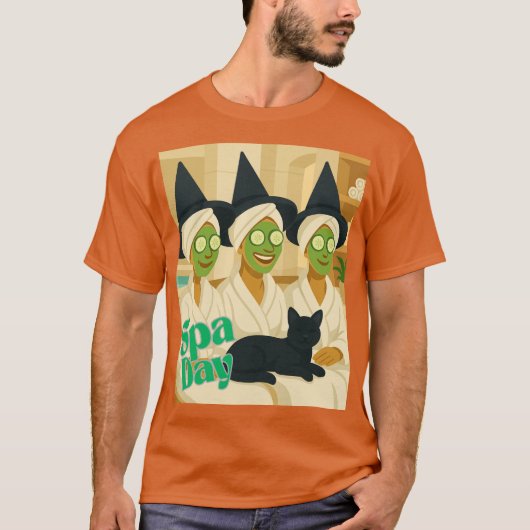 ウィッチスパデイ 楽しいユーモア Tシャツ (正面)