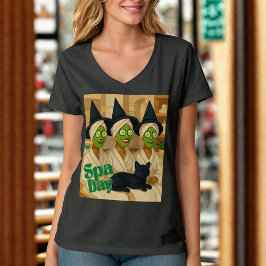ウィッチスパデイ 楽しいユーモア Tシャツ