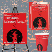 ウィッチズのみハローウィンパーティ紙カップ 紙コップ