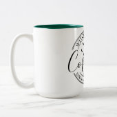 ウィッチズはコーヒーを醸造する。ハロウィン不気味2022マグカップ ツートーンマグカップ (左)