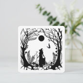 ウィッチズインザウッズハローウィンパーティ招待状 (スタンド正面)