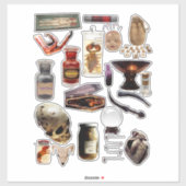 ウィッチズウィッチクラフト魔法ツールコラージシート シール (シート)