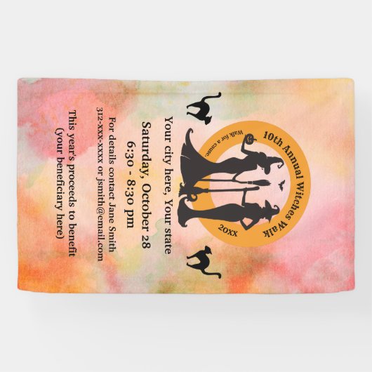 ウィッチズウォークイベントプロモーション 横断幕 (横)