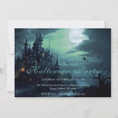 ウィッチズキャッスルハローウィンパーティ招待状 招待状 (正面)