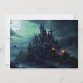 ウィッチズキャッスルハローウィンパーティ招待状 招待状 (裏面)