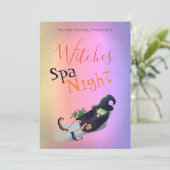 ウィッチズスパナイト面白いハロウィーンパーティー 招待状 (スタンド正面)