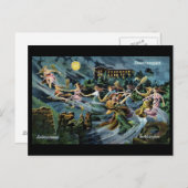 ウィッチズダンスワルパーギス夜のはがき ポストカード (正面/裏面)