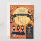 ウィッチズティーパーティの招待状 招待状 (正面)