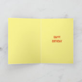 ウィッチズティーパーティーハロウィン誕生日 カード (内部)