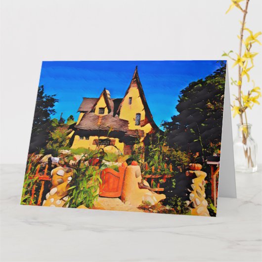 ウィッチズハウスオブビバリーヒルズジャンボグリーティングカード カード (黄色い花)