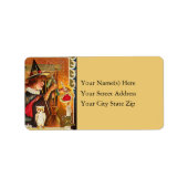 ウィッチズハロウィーンラブポーション住所 シール (正面)