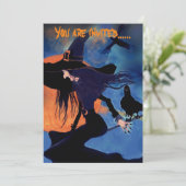 ウィッチズハローウィンパーティのアーティスト招待 招待状 (スタンド正面)