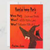 ウィッチズハローウィンパーティ招待状 招待状 (裏面)