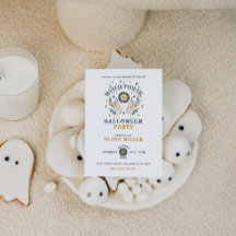 ウィッチズパワースポオキーハローウィンパーティ招待状