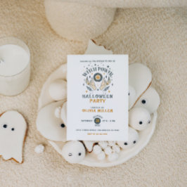 ウィッチズパワースポオキーハローウィンパーティ招待状 招待状