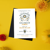 ウィッチズパワースポオキーハローウィンパーティ招待状 招待状