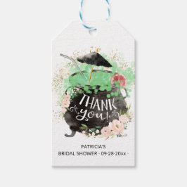 ウィッチズパンチカクテルハロウィーンブライダルシャワー ギフトタグ