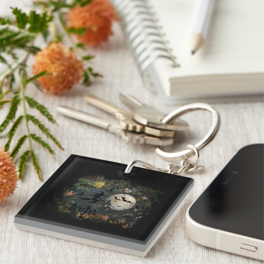 ウィッチズパーティー夜 キーホルダー (正面右)