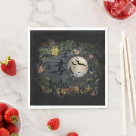 ウィッチズパーティー夜 スタンダードランチョンナプキン