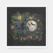 ウィッチズパーティー夜 スタンダードランチョンナプキン (正面)