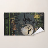 ウィッチズパーティー夜 バスタオルセット (ハンドタオル)