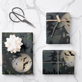 ウィッチズパーティー夜 ラッピングペーパーシート