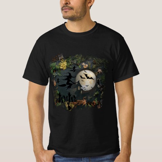 ウィッチズパーティー夜 Tシャツ (正面)