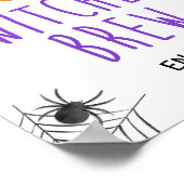 ウィッチズビールハローウィンパーティドリンク看板 ポスター (角)