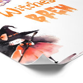 ウィッチズビールハローウィンパーティ ポスター (角)