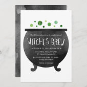 ウィッチズビールハローウィンパーティ 招待状 (正面/裏面)