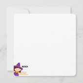 ウィッチズブリューキッドのハローウィンパーティ招待状2 招待状 (裏面)