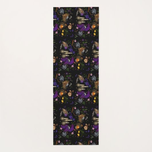 ウィッチズブリューティーアンドコテージコアパターン ヨガマット (裏面)